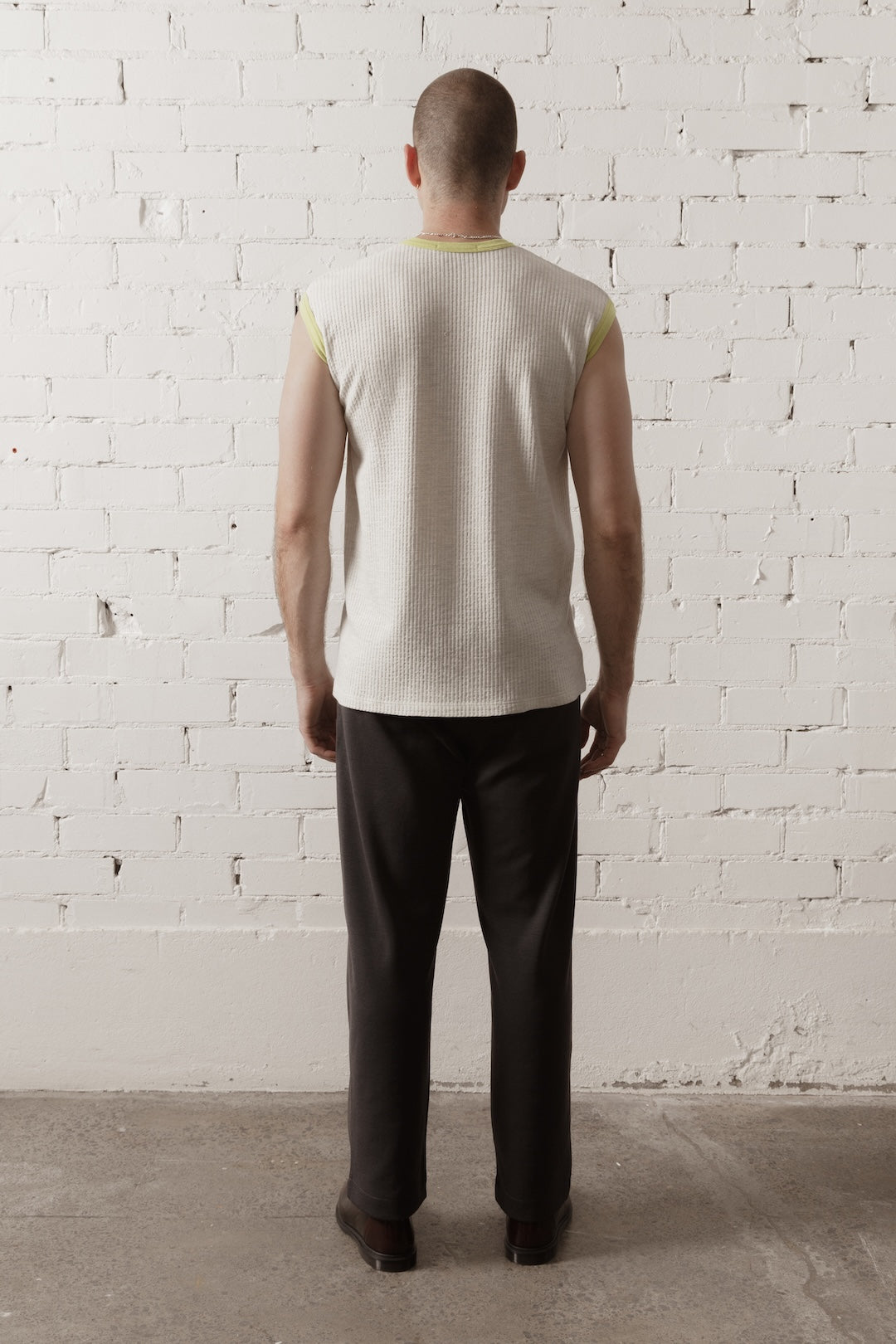 Men's Merino Rib Tank - Ash Heather (Pre-order)