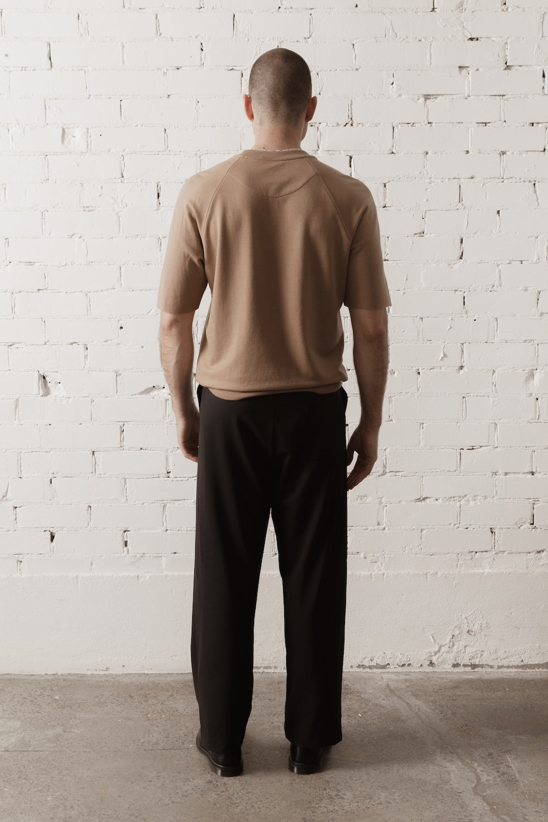 Men’s Short Sleeve Merino Sweatshirt - Clay