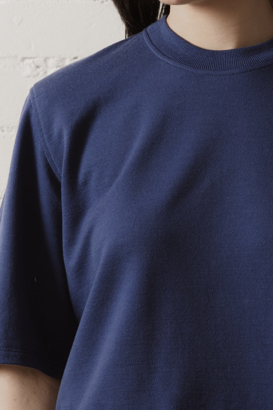 Women’s Short Sleeve Merino Sweatshirt - Deep Klein